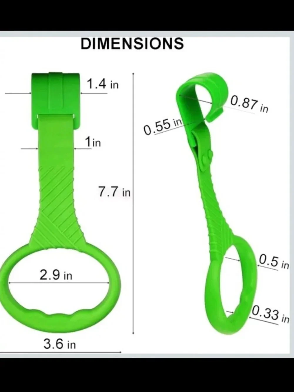 NWT 2 Baby Pull Up Rings Pull To Stand  Developmental Tools For Crib & Playpen
